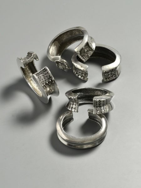 West Timor Bracelets. Silver.